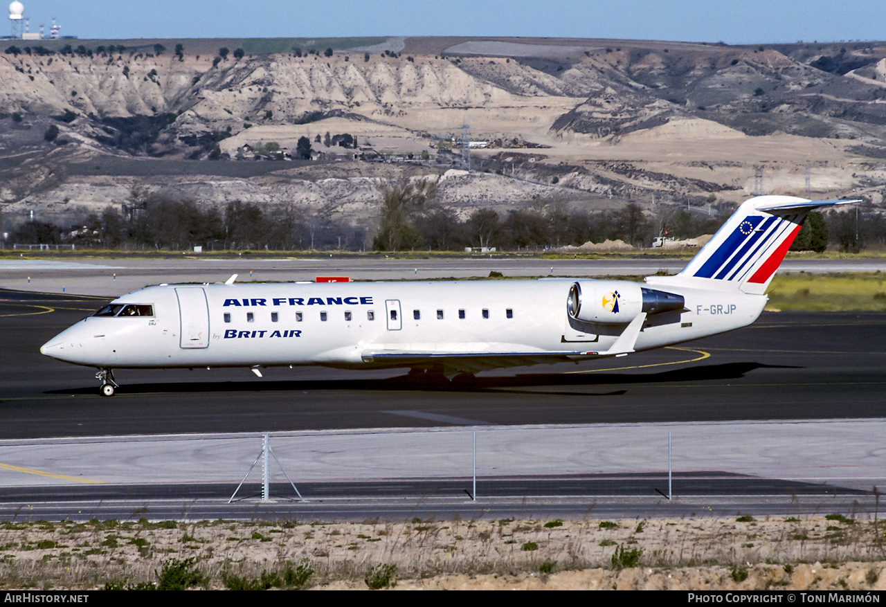 Aircraft Photo of F-GRJP | Bombardier CRJ-100ER (CL-600-2B19) | Air France | AirHistory.net #347377
