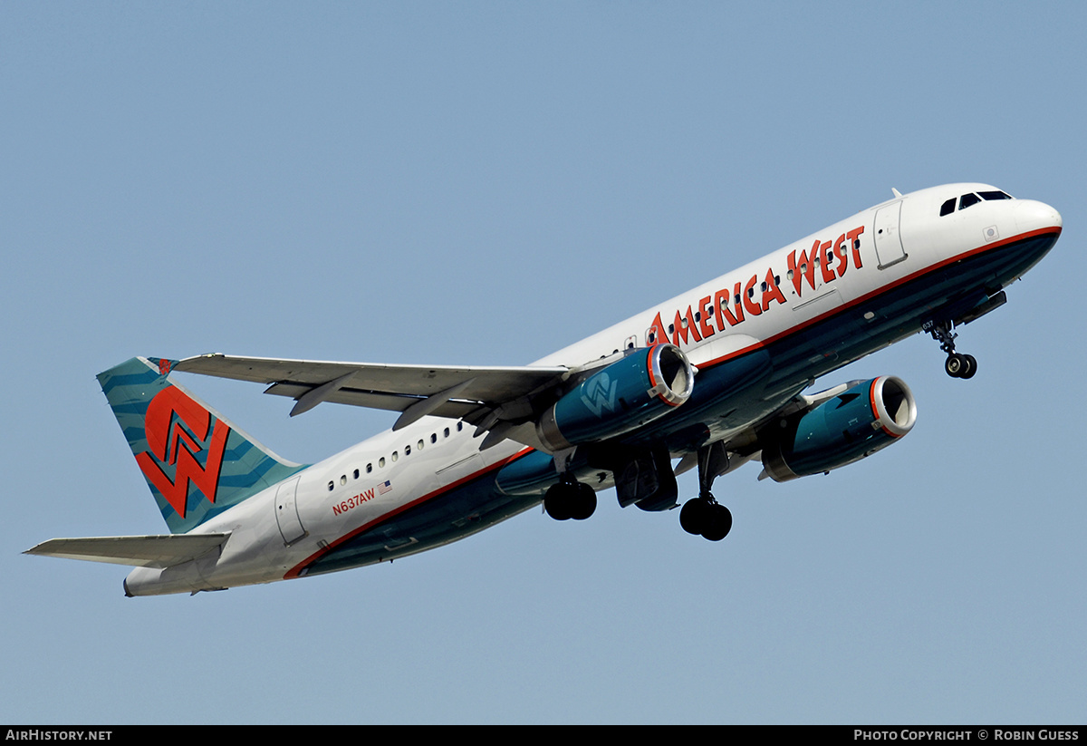 Aircraft Photo of N637AW | Airbus A320-231 | America West Airlines | AirHistory.net #347397