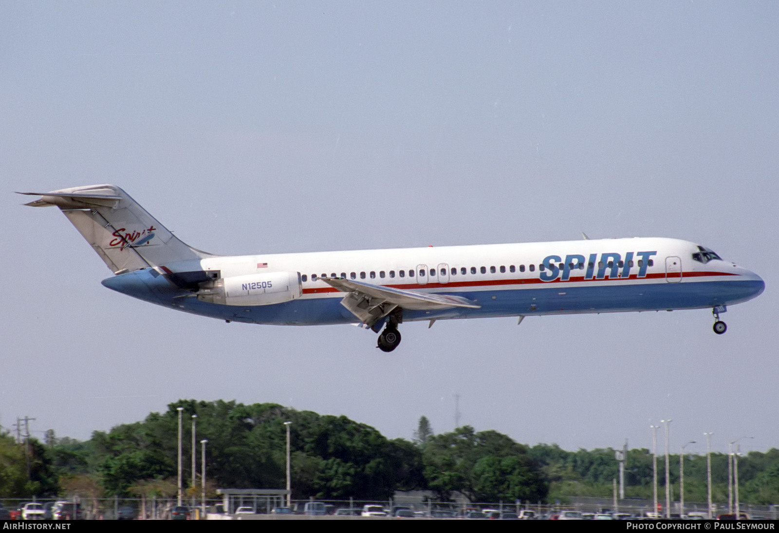 Aircraft Photo of N12505 | McDonnell Douglas DC-9-32 | Spirit Airlines | AirHistory.net #347410