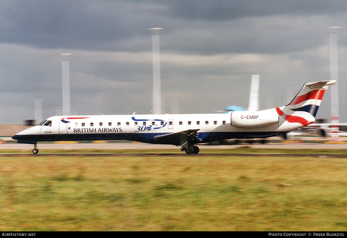 Aircraft Photo of G-EMBP | Embraer ERJ-145EU (EMB-145EU) | British Airways | AirHistory.net #347480