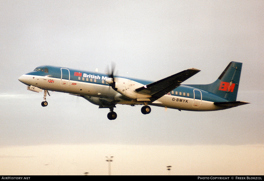 Aircraft Photo of G-BMYK | British Aerospace ATP | British Midland Airways - BMA | AirHistory.net #347481
