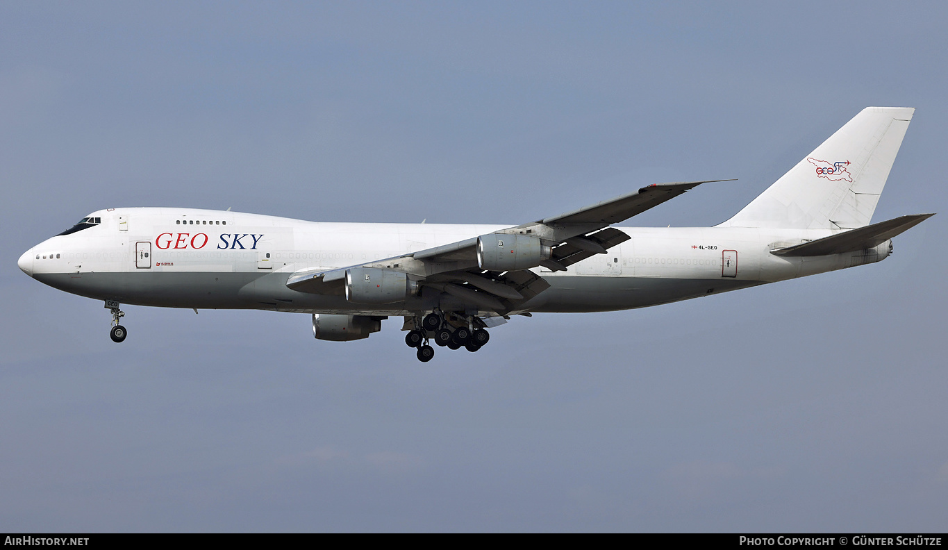 Aircraft Photo of 4L-GEO | Boeing 747-236B(SF) | Geo Sky Airlines | AirHistory.net #347488