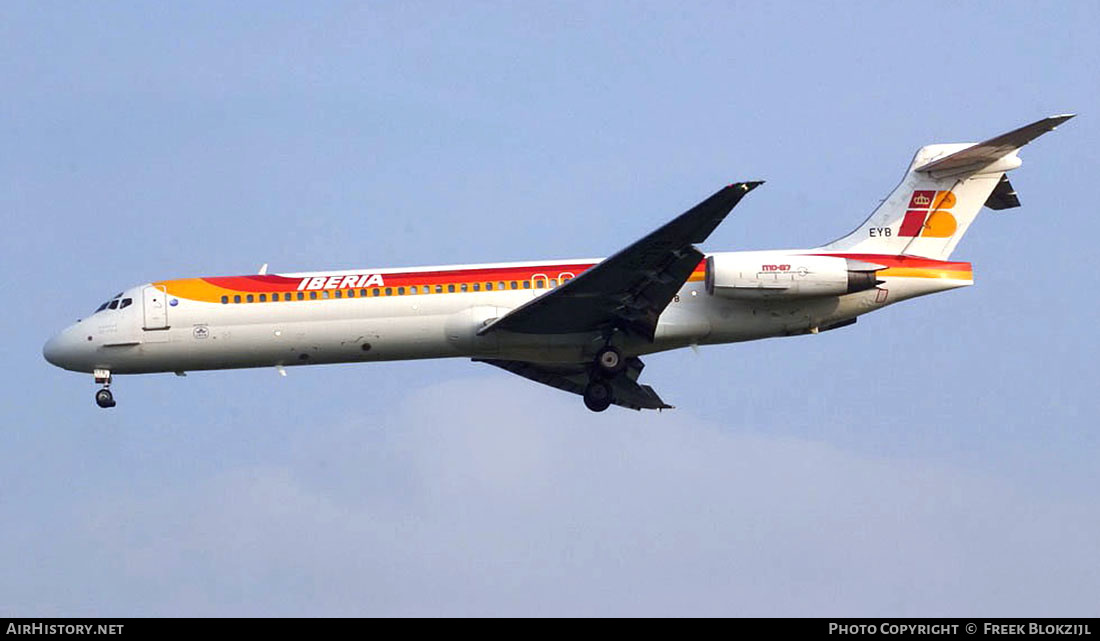 Aircraft Photo of EC-EYB | McDonnell Douglas MD-87 (DC-9-87) | Iberia | AirHistory.net #347491
