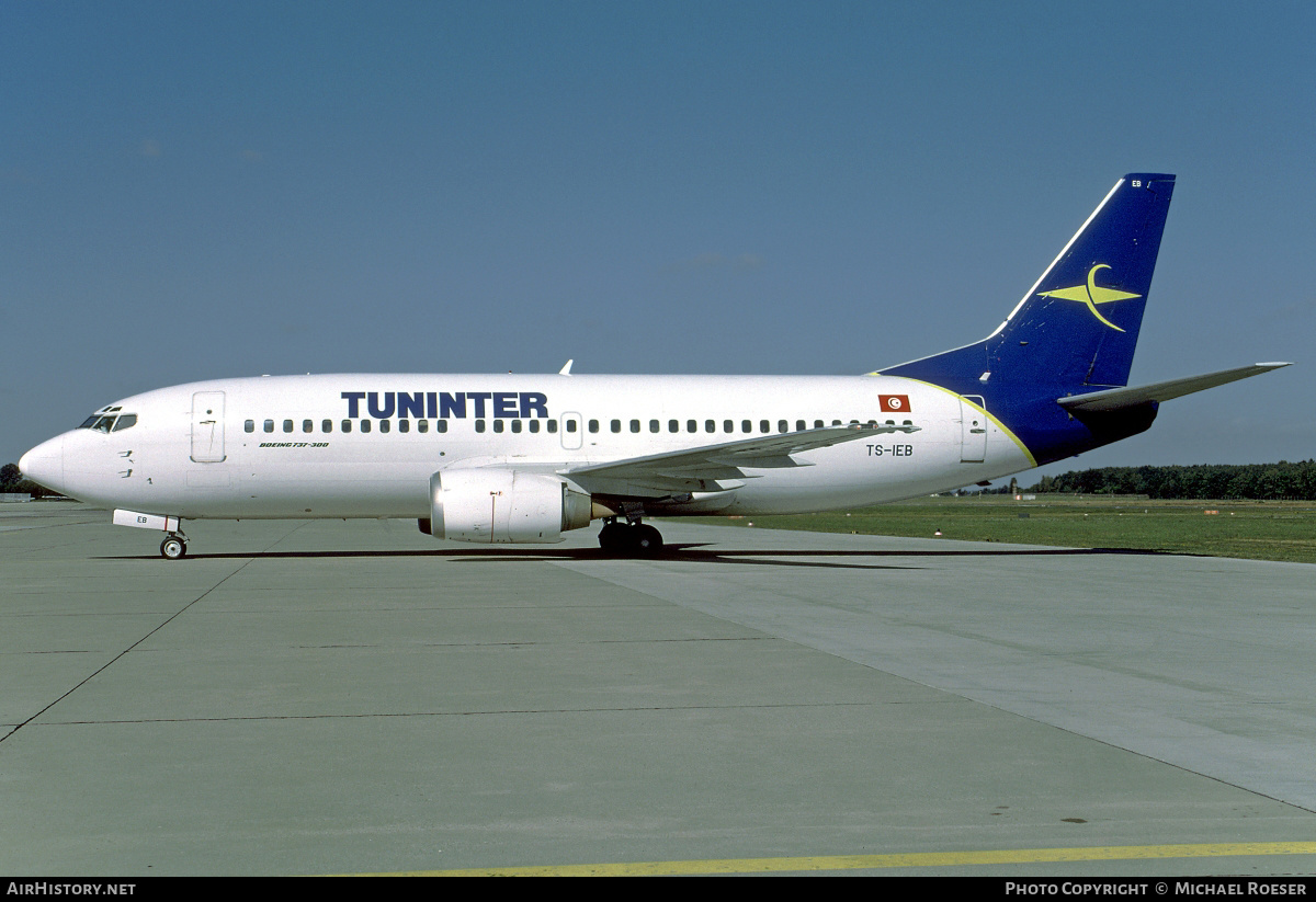 Aircraft Photo of TS-IEB | Boeing 737-3Y0 | Tuninter | AirHistory.net #347507