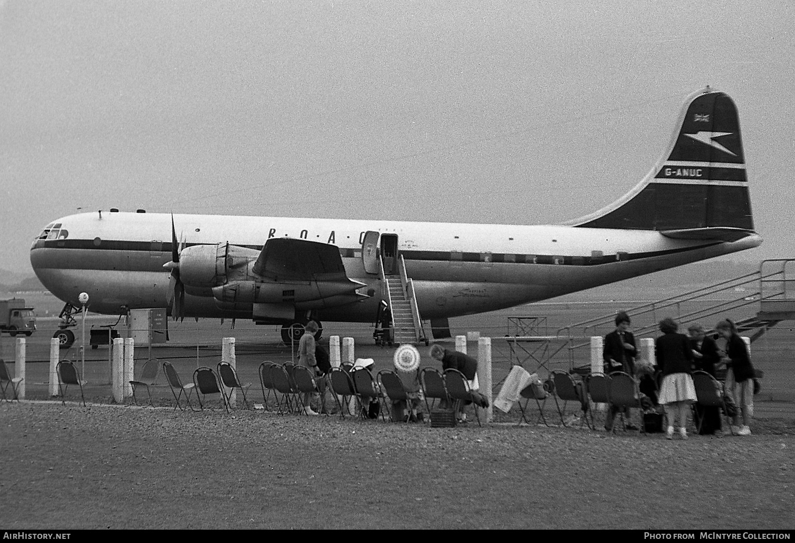 Aircraft Photo of G-ANUC | Boeing 377-10-34 Stratocruiser | BOAC - British Overseas Airways Corporation | AirHistory.net #347524