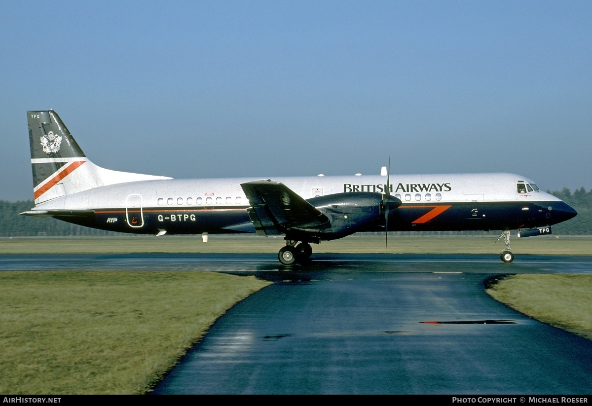 Aircraft Photo of G-BTPG | British Aerospace ATP | British Airways | AirHistory.net #347533