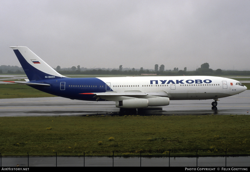 Aircraft Photo of RA-86094 | Ilyushin Il-86 | Pulkovo Airlines | AirHistory.net #347567