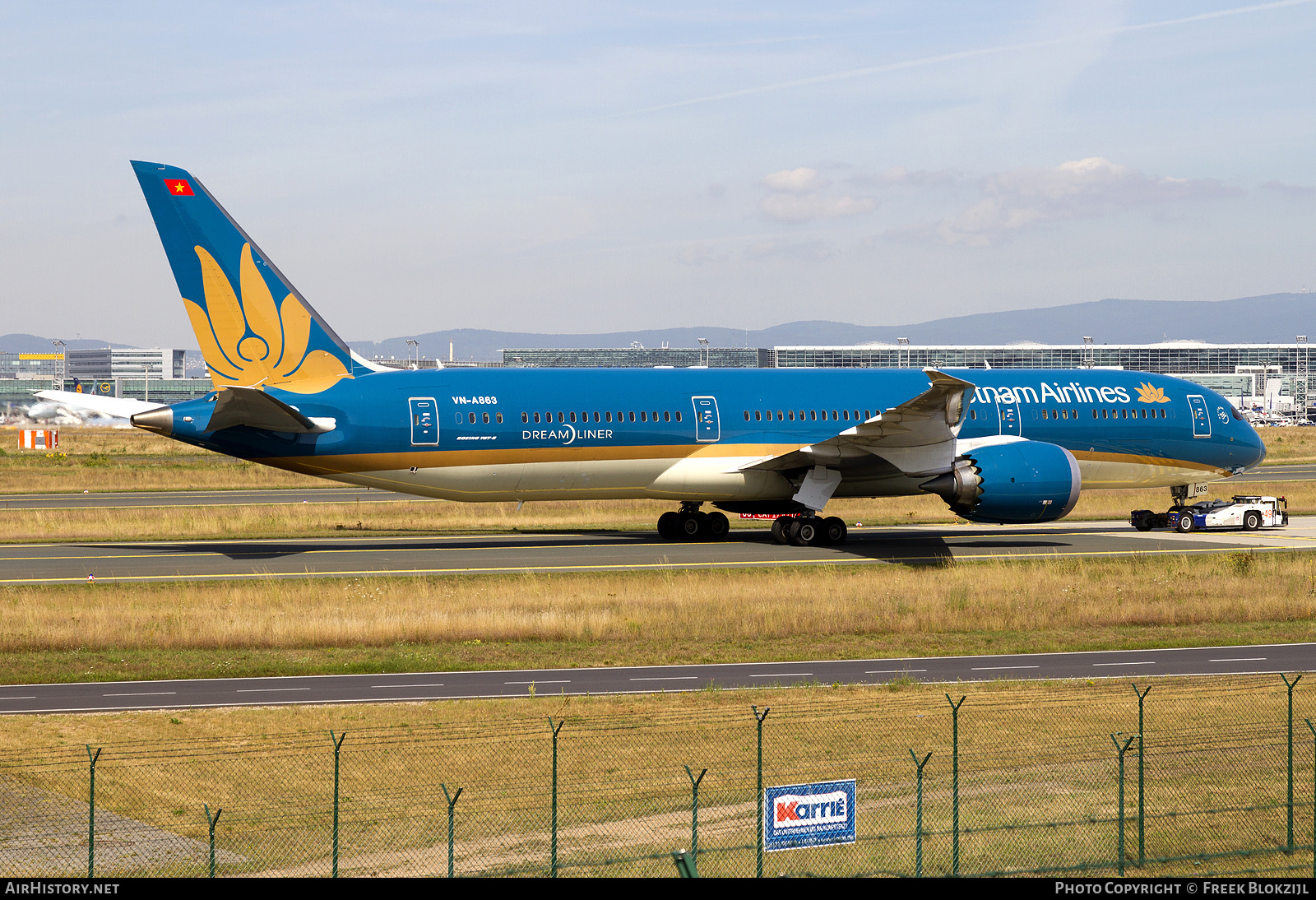 Aircraft Photo of VN-A863 | Boeing 787-9 Dreamliner | Vietnam Airlines | AirHistory.net #347571