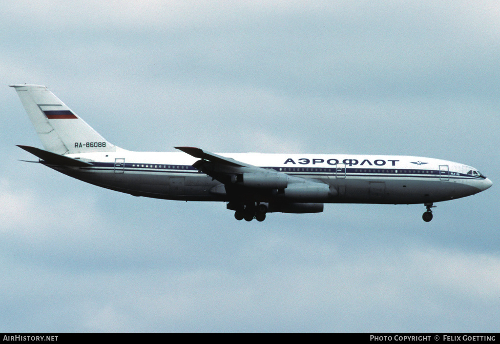 Aircraft Photo of RA-86088 | Ilyushin Il-86 | Aeroflot | AirHistory.net #347580