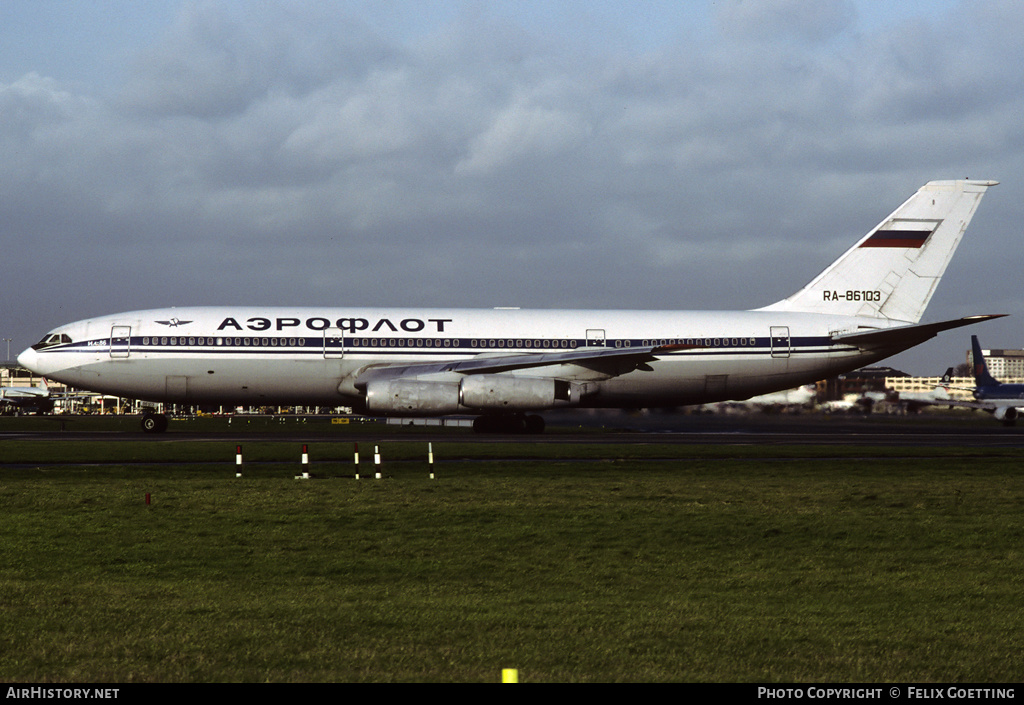 Aircraft Photo of RA-86103 | Ilyushin Il-86 | Aeroflot | AirHistory.net #347587