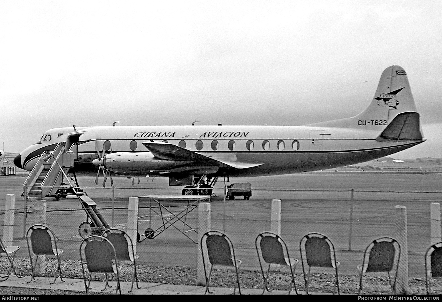 Aircraft Photo of CU-T622 | Vickers 818 Viscount | Cubana | AirHistory.net #347638