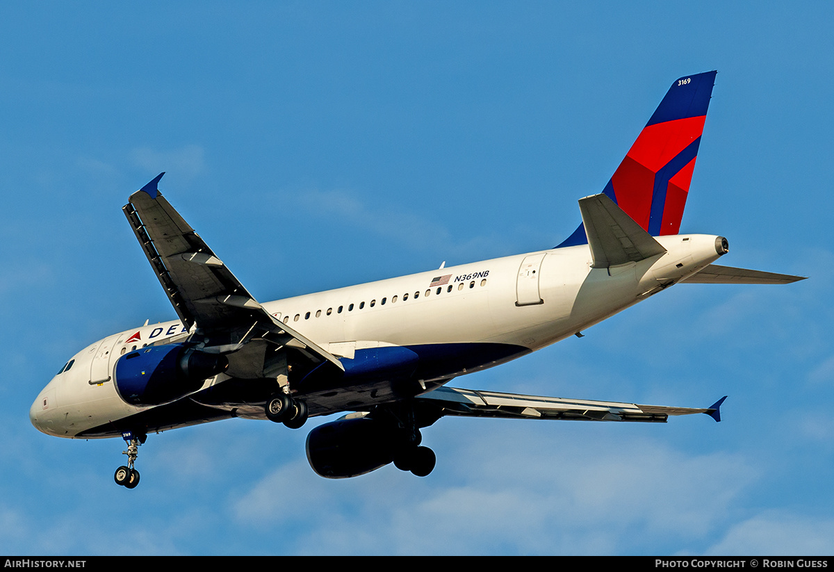 Aircraft Photo of N369NB | Airbus A319-114 | Delta Air Lines | AirHistory.net #347663