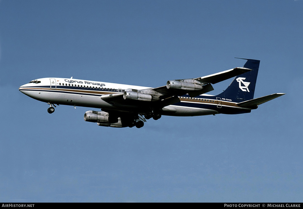 Aircraft Photo of 5B-DAO | Boeing 707-123B | Cyprus Airways | AirHistory.net #347681