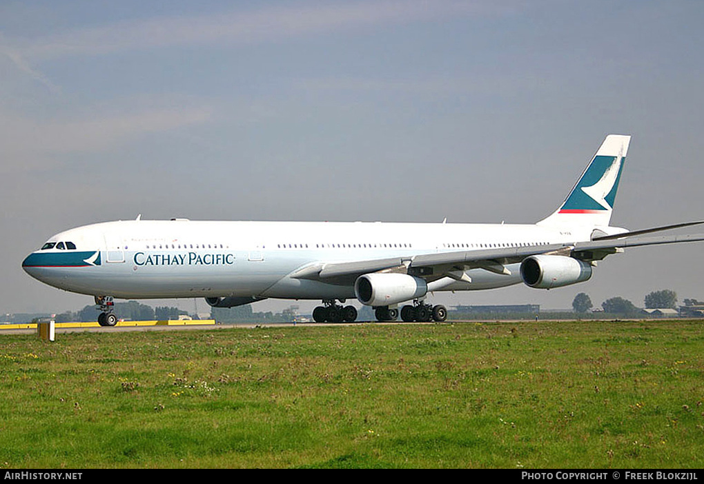 Aircraft Photo of B-HXB | Airbus A340-313X | Cathay Pacific Airways | AirHistory.net #347692