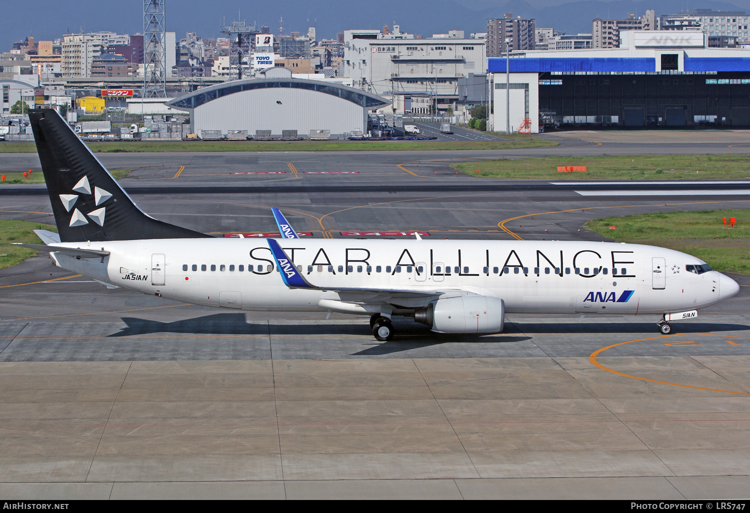 Aircraft Photo of JA51AN | Boeing 737-881 | All Nippon Airways - ANA | AirHistory.net #347733