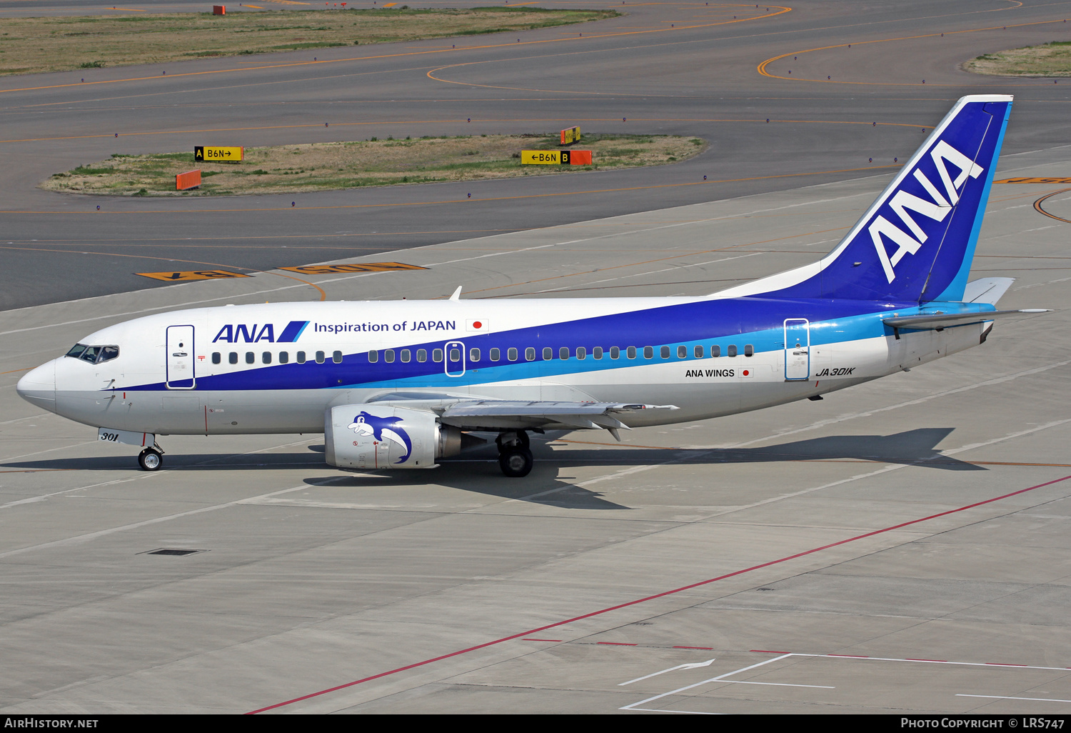 Aircraft Photo of JA301K | Boeing 737-54K | All Nippon Airways - ANA Wings | AirHistory.net #347734