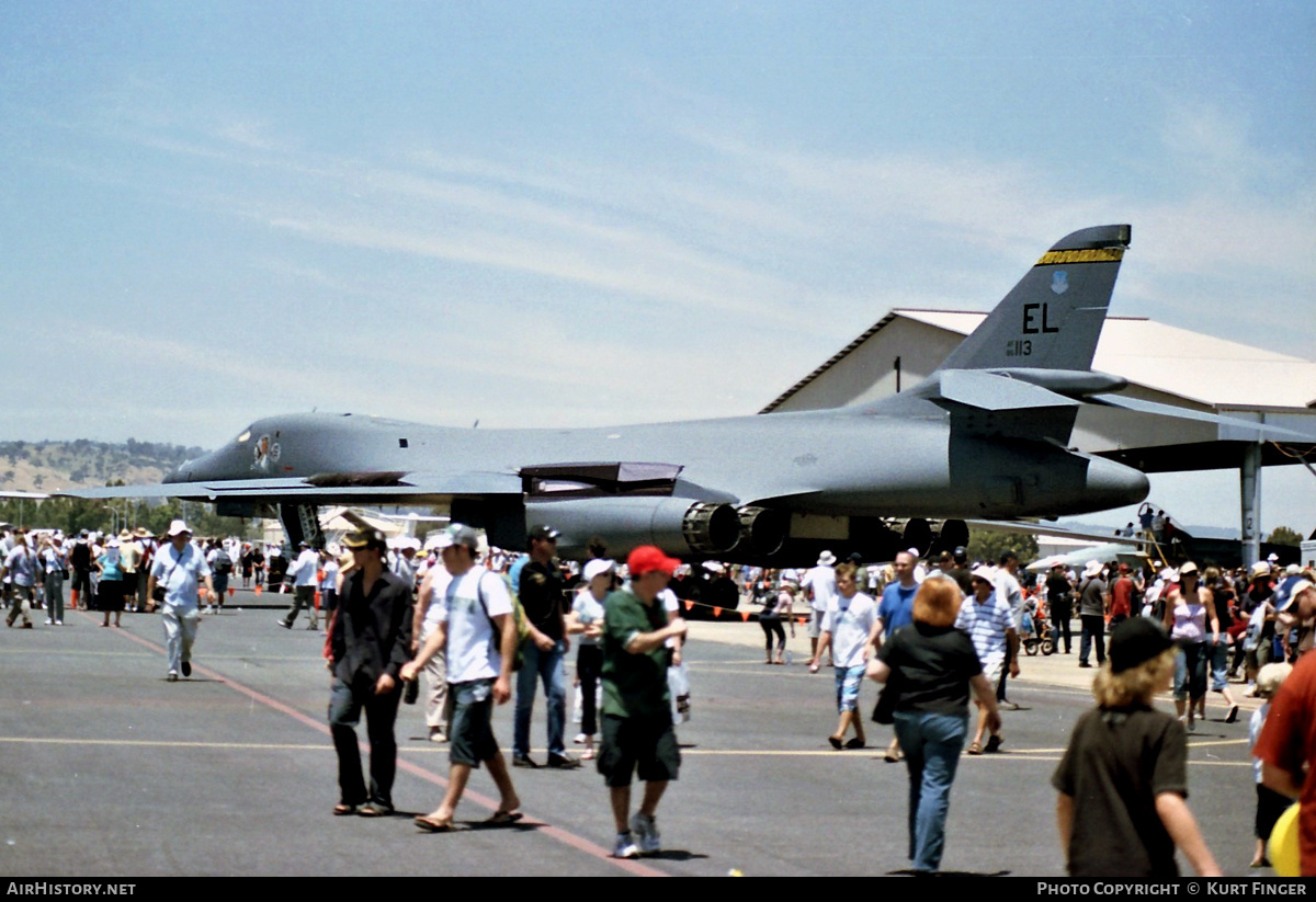 Aircraft Photo of 86-0113 / AF86-113 | Rockwell B-1B Lancer | USA - Air Force | AirHistory.net #347737