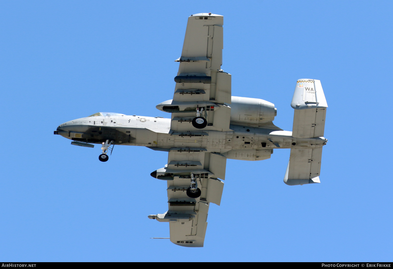 Aircraft Photo of 79-0204 / AF79-204 | Fairchild A-10A Thunderbolt II | USA - Air Force | AirHistory.net #347745