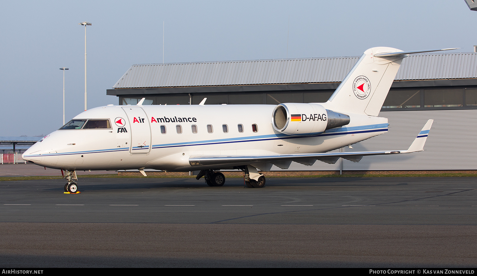 Aircraft Photo of D-AFAG | Bombardier Challenger 604 (CL-600-2B16) | FAI - Flight Ambulance International | AirHistory.net #347748