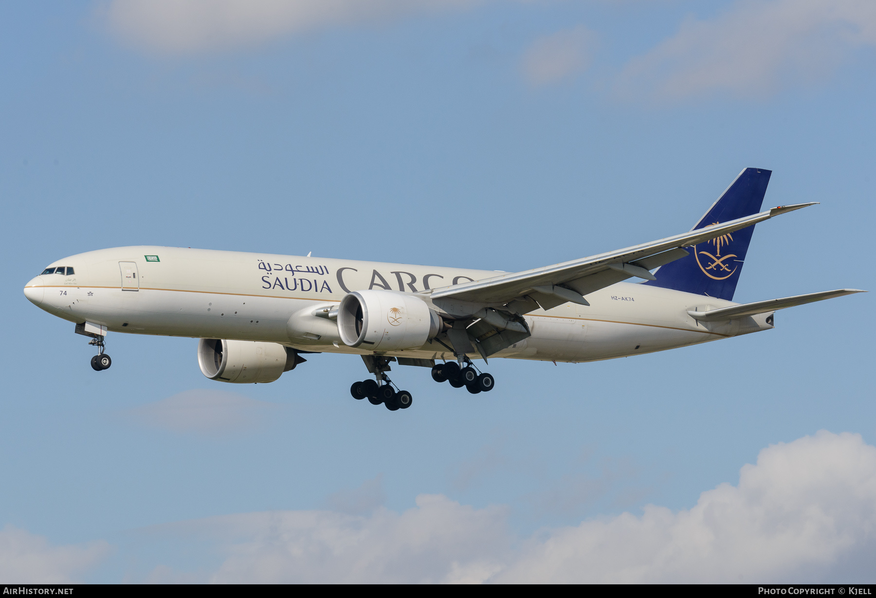 Aircraft Photo of HZ-AK74 | Boeing 777-FFG | Saudia - Saudi Arabian Airlines Cargo | AirHistory.net #347762