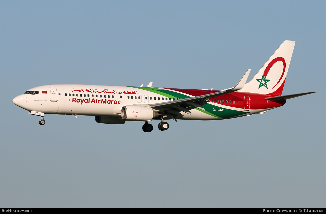 Aircraft Photo of CN-ROY | Boeing 737-8B6 | Royal Air Maroc - RAM | AirHistory.net #347772