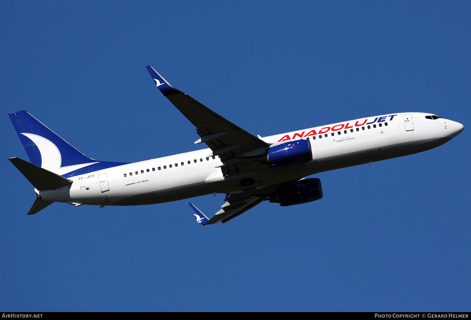 Aircraft Photo of TC-JFO | Boeing 737-8F2 | AnadoluJet | AirHistory.net #347774