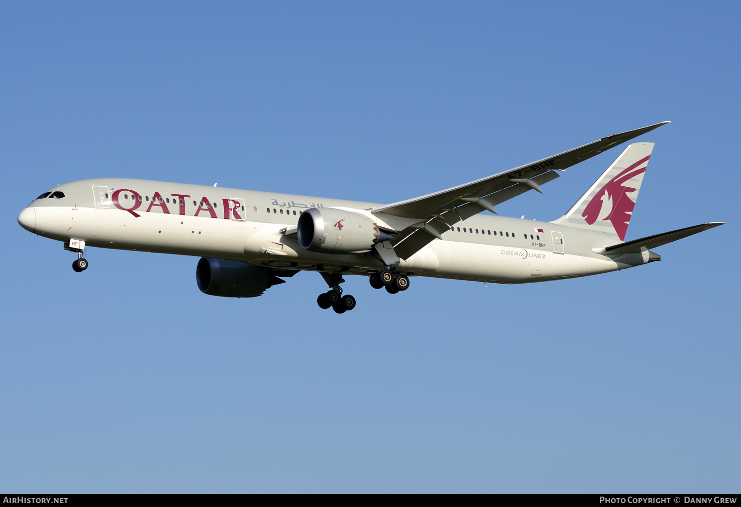 Aircraft Photo of A7-BHF | Boeing 787-9 Dreamliner | Qatar Airways | AirHistory.net #347794