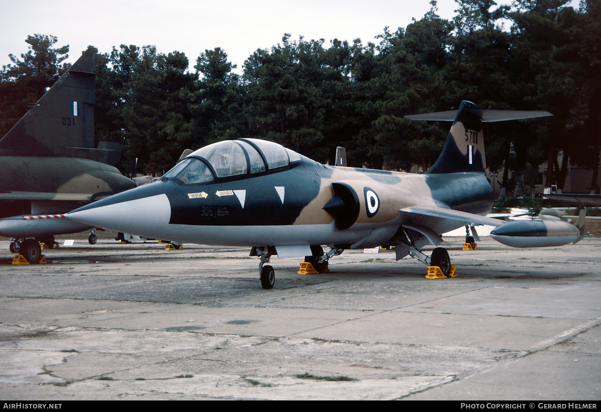 Aircraft Photo of 5708 | Lockheed TF-104G Starfighter | Greece - Air Force | AirHistory.net #347799