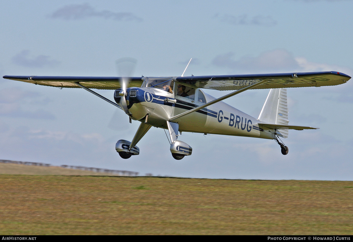 Aircraft Photo of G-BRUG | Luscombe 8E Silvaire Deluxe | AirHistory.net #347800
