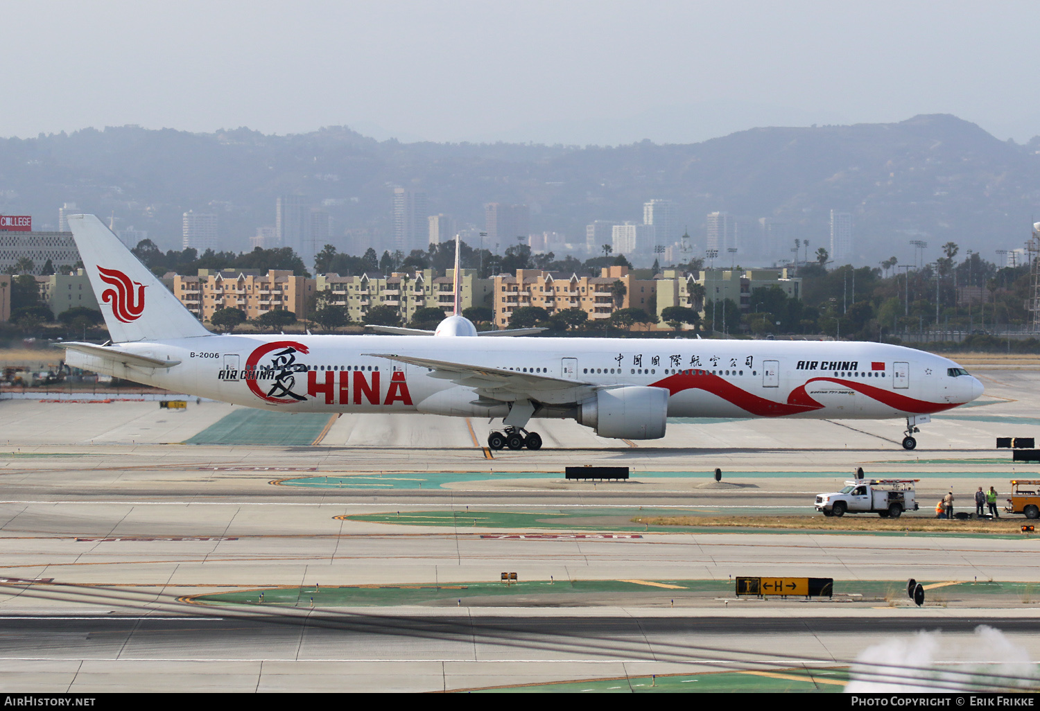 Aircraft Photo of B-2006 | Boeing 777-39L/ER | Air China | AirHistory.net #347866