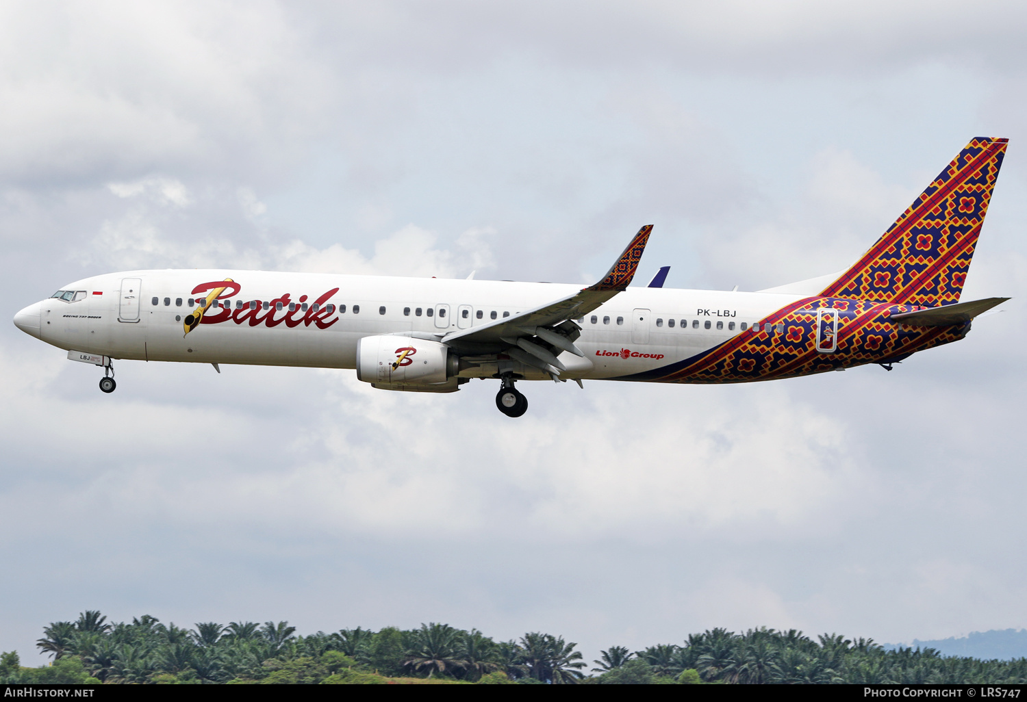 Aircraft Photo of PK-LBJ | Boeing 737-9GP/ER | Batik Air | AirHistory.net #347868