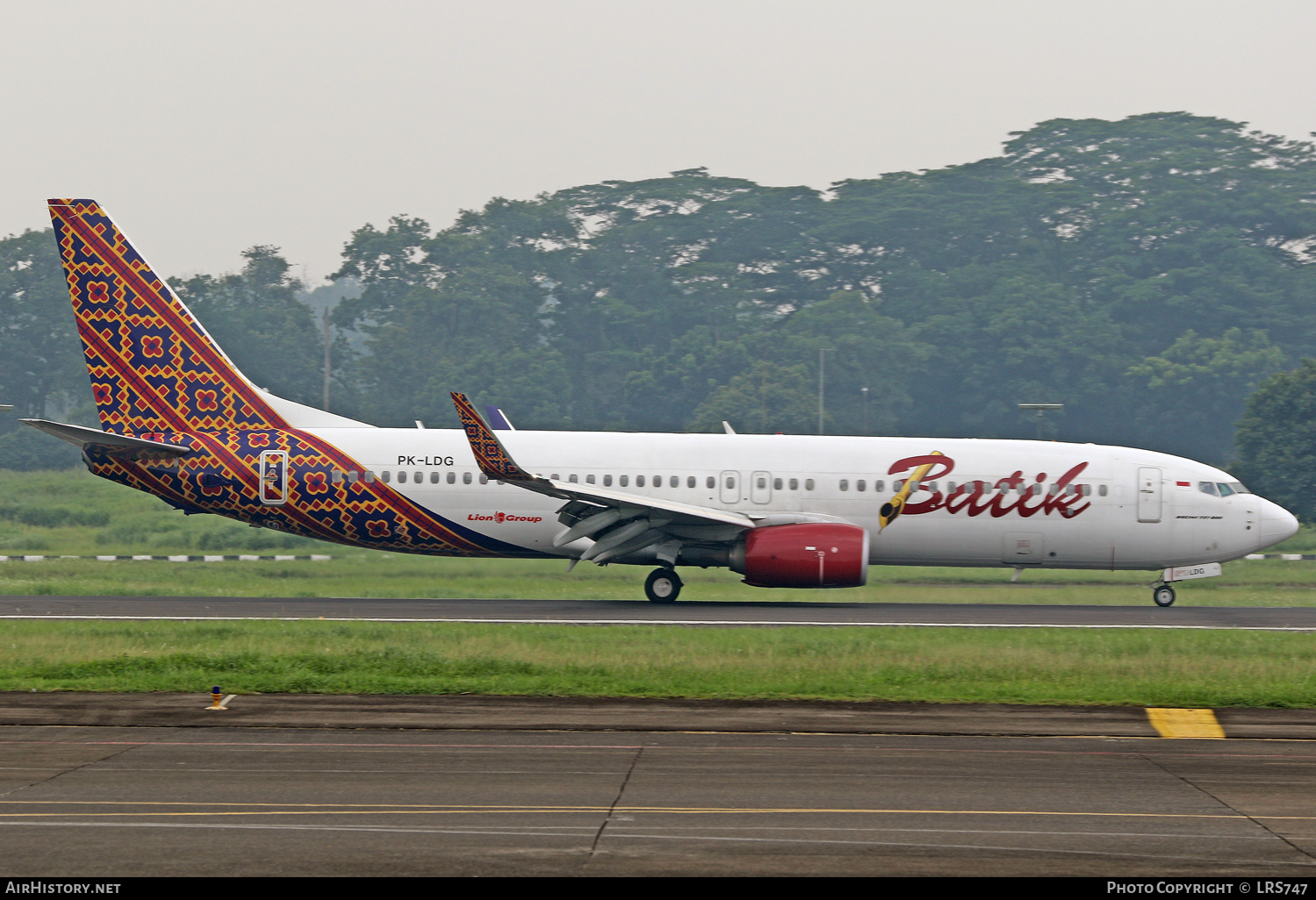 Aircraft Photo of PK-LDG | Boeing 737-8GP | Batik Air | AirHistory.net #347878