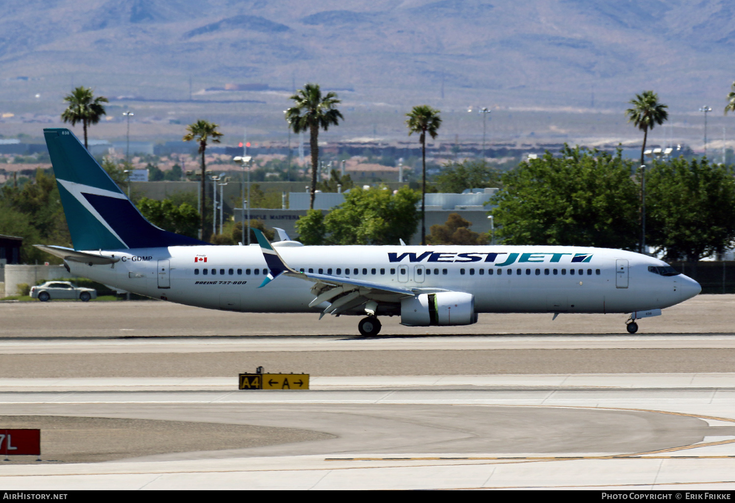Aircraft Photo of C-GDMP | Boeing 737-8CT | WestJet | AirHistory.net #347896