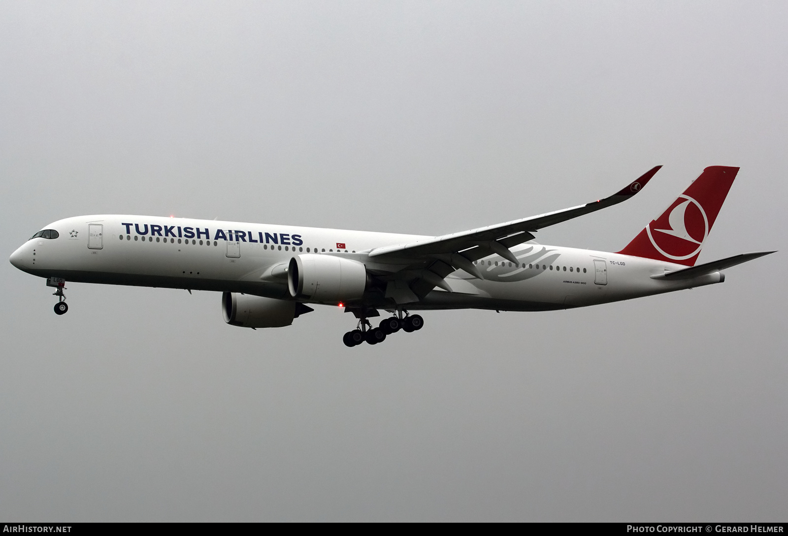 Aircraft Photo of TC-LGD | Airbus A350-941 | Turkish Airlines | AirHistory.net #347926