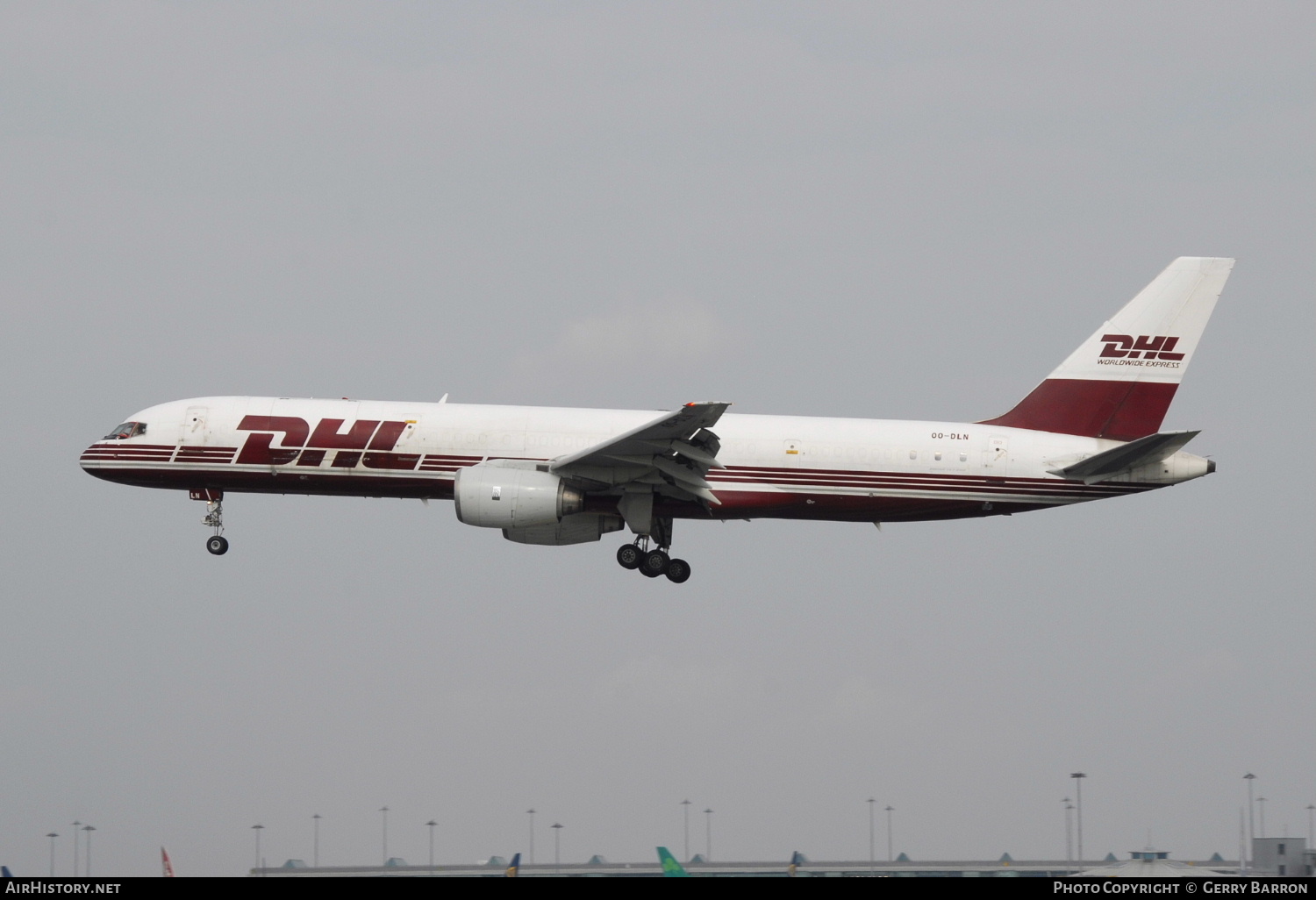 Aircraft Photo of OO-DLN | Boeing 757-236/SF | DHL Worldwide Express | AirHistory.net #347932
