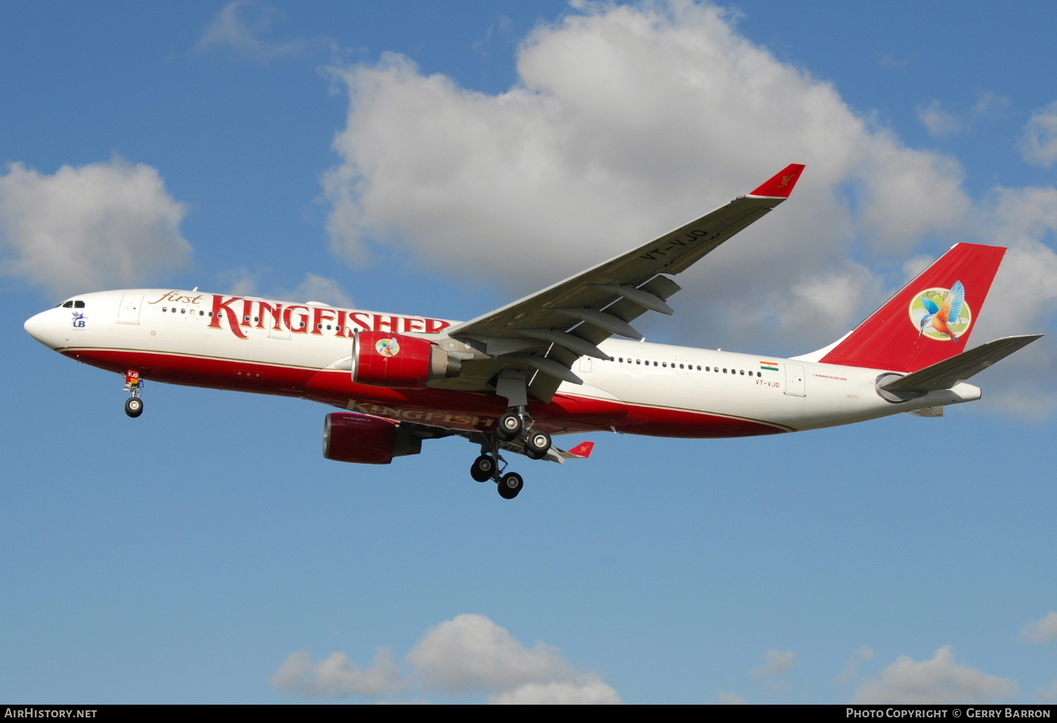 Aircraft Photo of VT-VJO | Airbus A330-223 | Kingfisher Airlines | AirHistory.net #347943