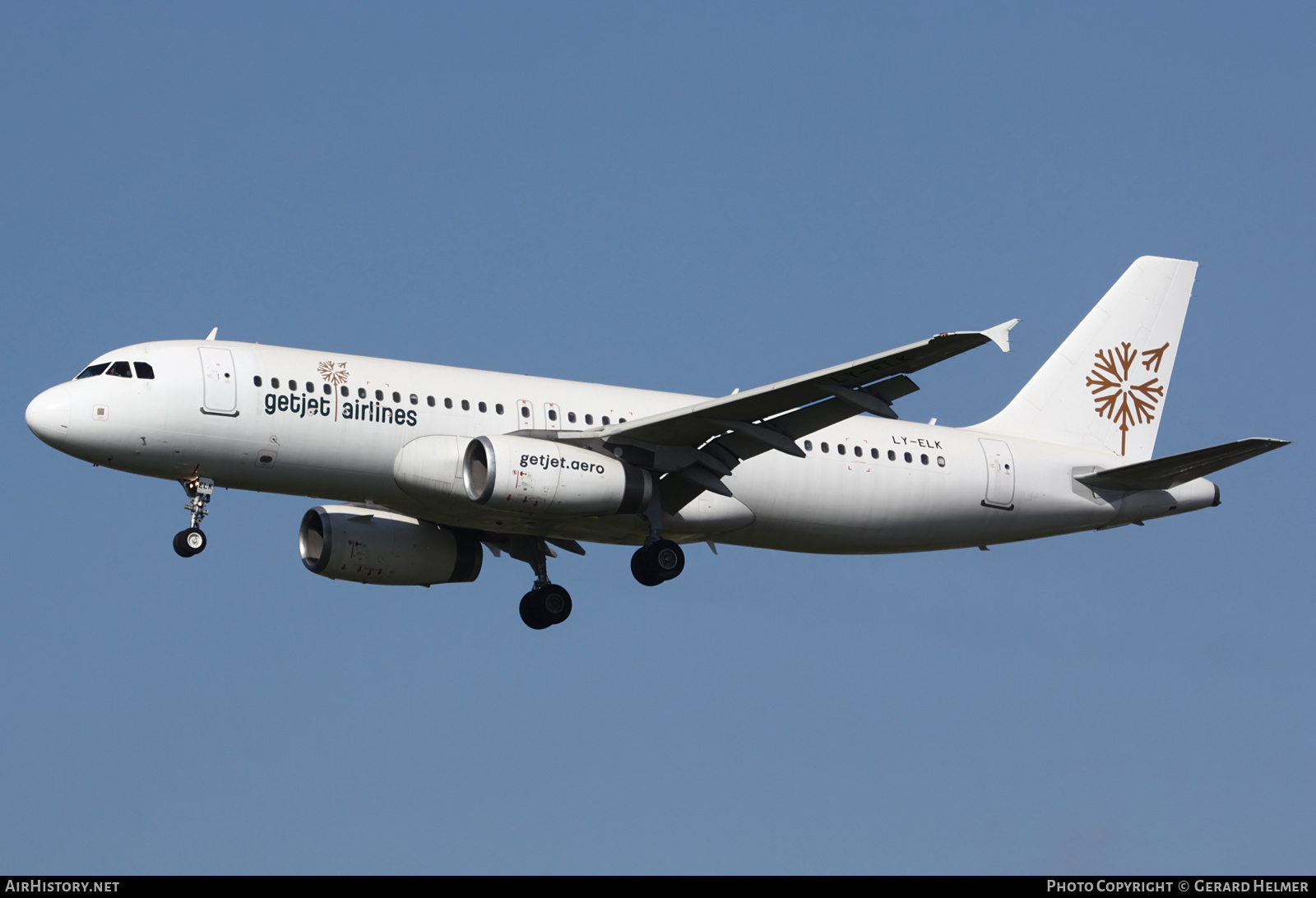 Aircraft Photo of LY-ELK | Airbus A320-232 | GetJet Airlines | AirHistory.net #347953