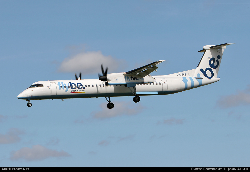 Aircraft Photo of G-JECE | Bombardier DHC-8-402 Dash 8 | Flybe - British European | AirHistory.net #347961