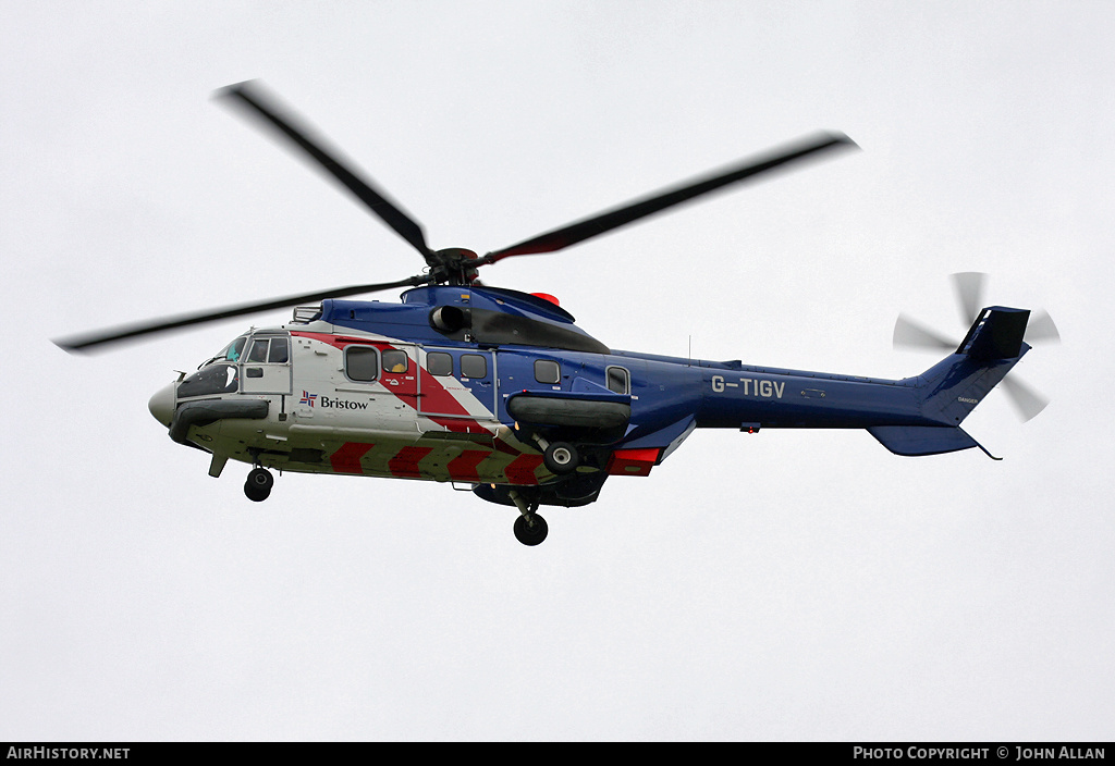 Aircraft Photo of G-TIGV | Aerospatiale AS-332L Super Puma | Bristow Helicopters | AirHistory.net #347970