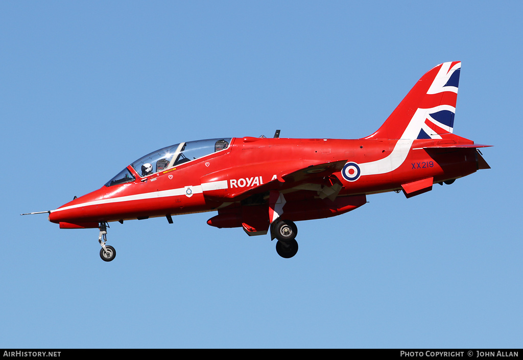 Aircraft Photo of XX219 | British Aerospace Hawk T.1A | UK - Air Force | AirHistory.net #347973