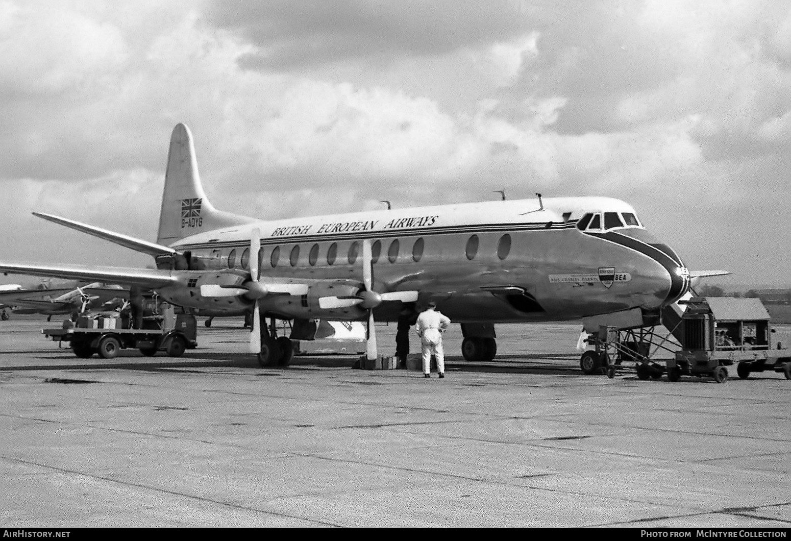 Aircraft Photo of G-AOYG | Vickers 806 Viscount | BEA - British European Airways | AirHistory.net #347998