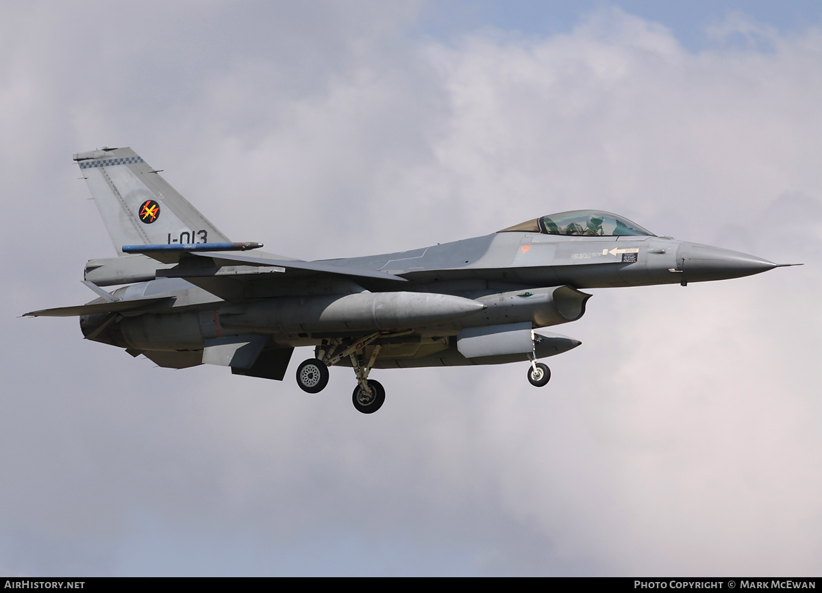 Aircraft Photo of J-013 | General Dynamics F-16AM Fighting Falcon | Netherlands - Air Force | AirHistory.net #348008