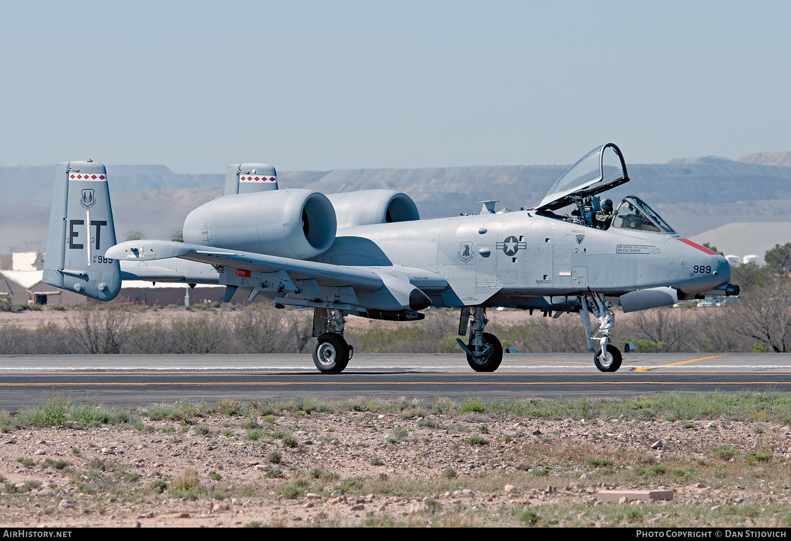 Aircraft Photo of 81-0989 / AF81-989 | Fairchild A-10C Thunderbolt II | USA - Air Force | AirHistory.net #348033