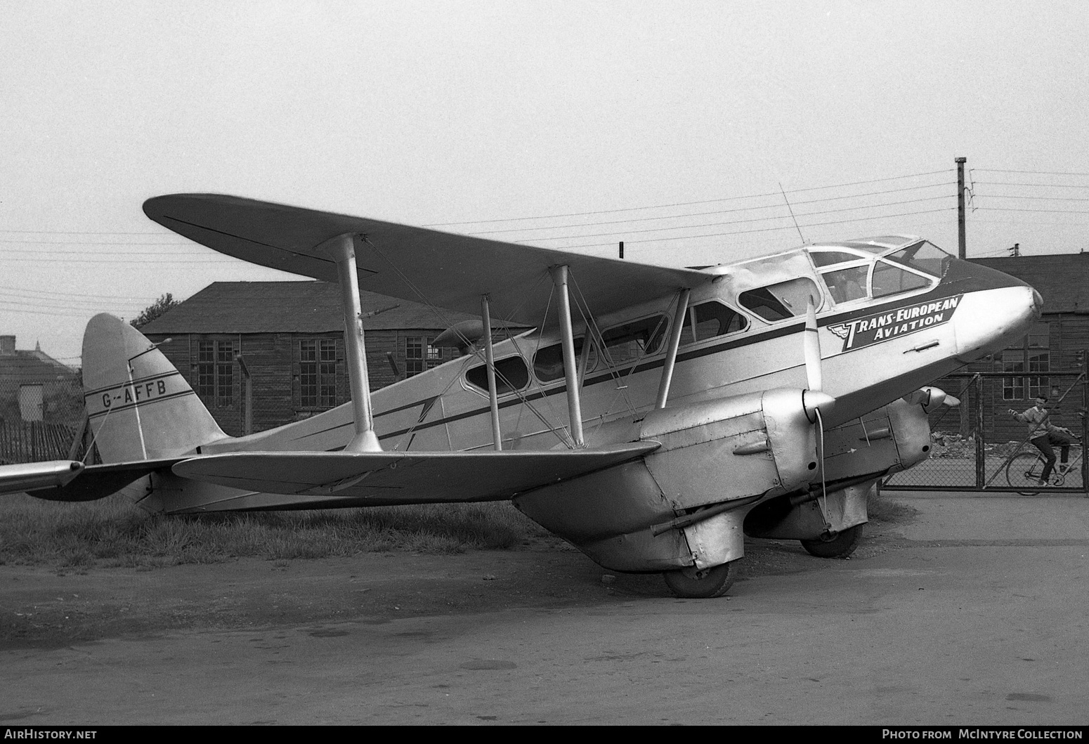 Aircraft Photo of G-AFFB | De Havilland D.H. 89A Dragon Rapide | Trans-European Aviation | AirHistory.net #348039