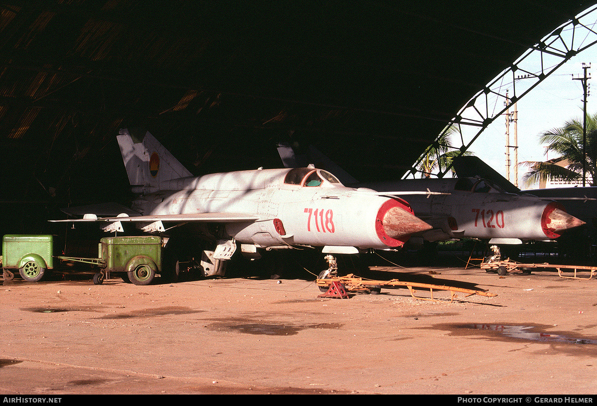 Aircraft Photo of 7118 | Mikoyan-Gurevich MiG-21bis | Cambodia - Air Force | AirHistory.net #348049