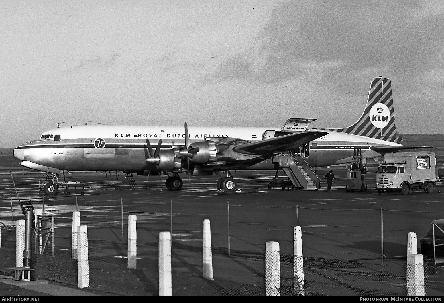 Aircraft Photo of PH-DSE | Douglas DC-7C(F) | KLM - Royal Dutch Airlines | AirHistory.net #348050