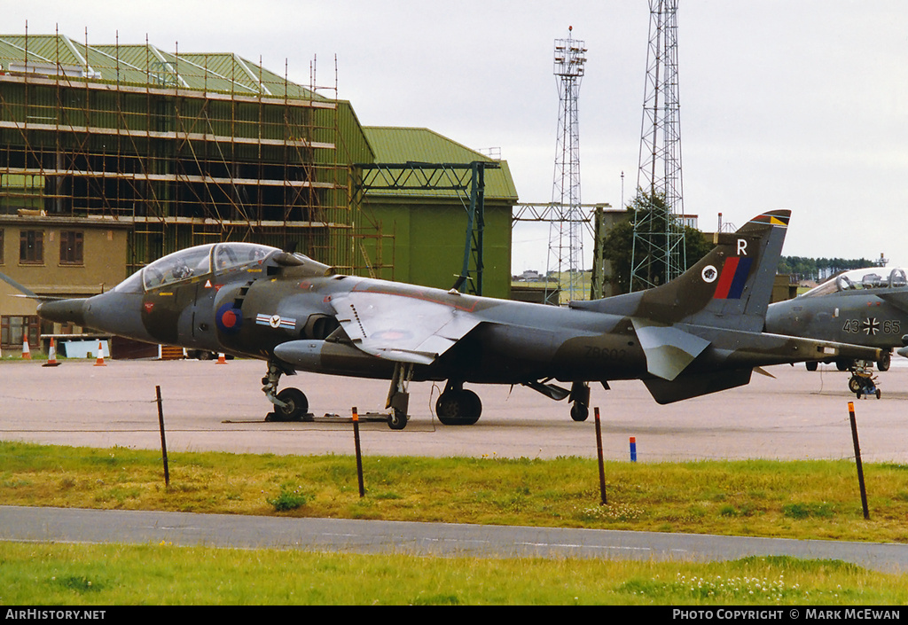 Aircraft Photo of ZB602 | Hawker Siddeley Harrier T4A | UK - Air Force | AirHistory.net #348060