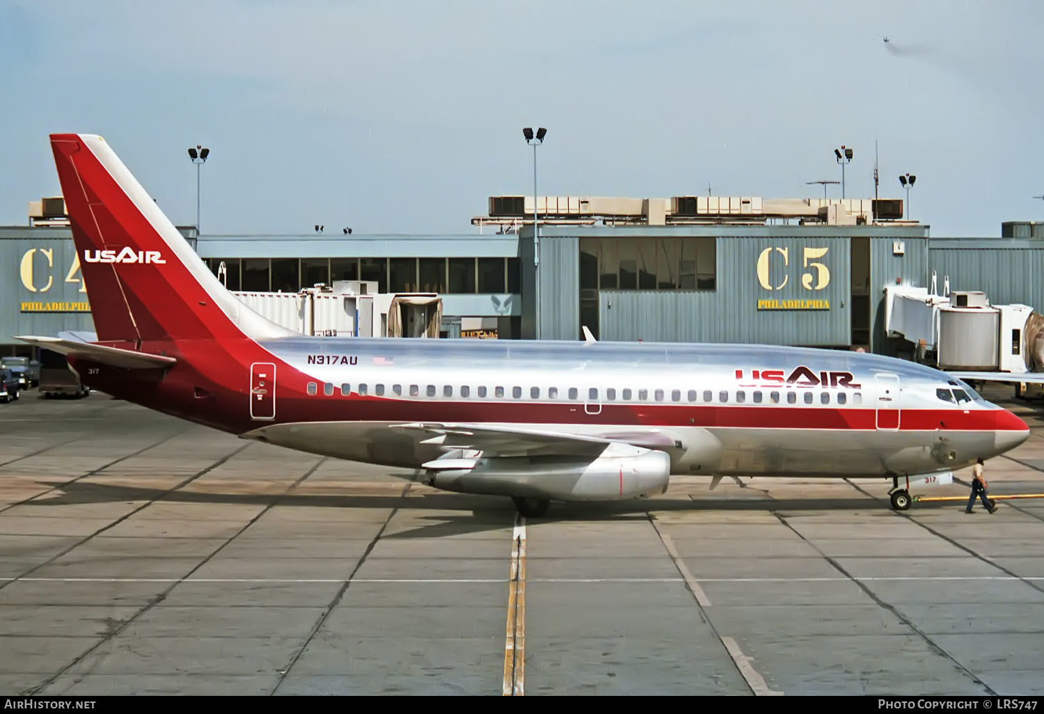 Aircraft Photo of N317AU | Boeing 737-2B7/Adv | USAir | AirHistory.net #348064