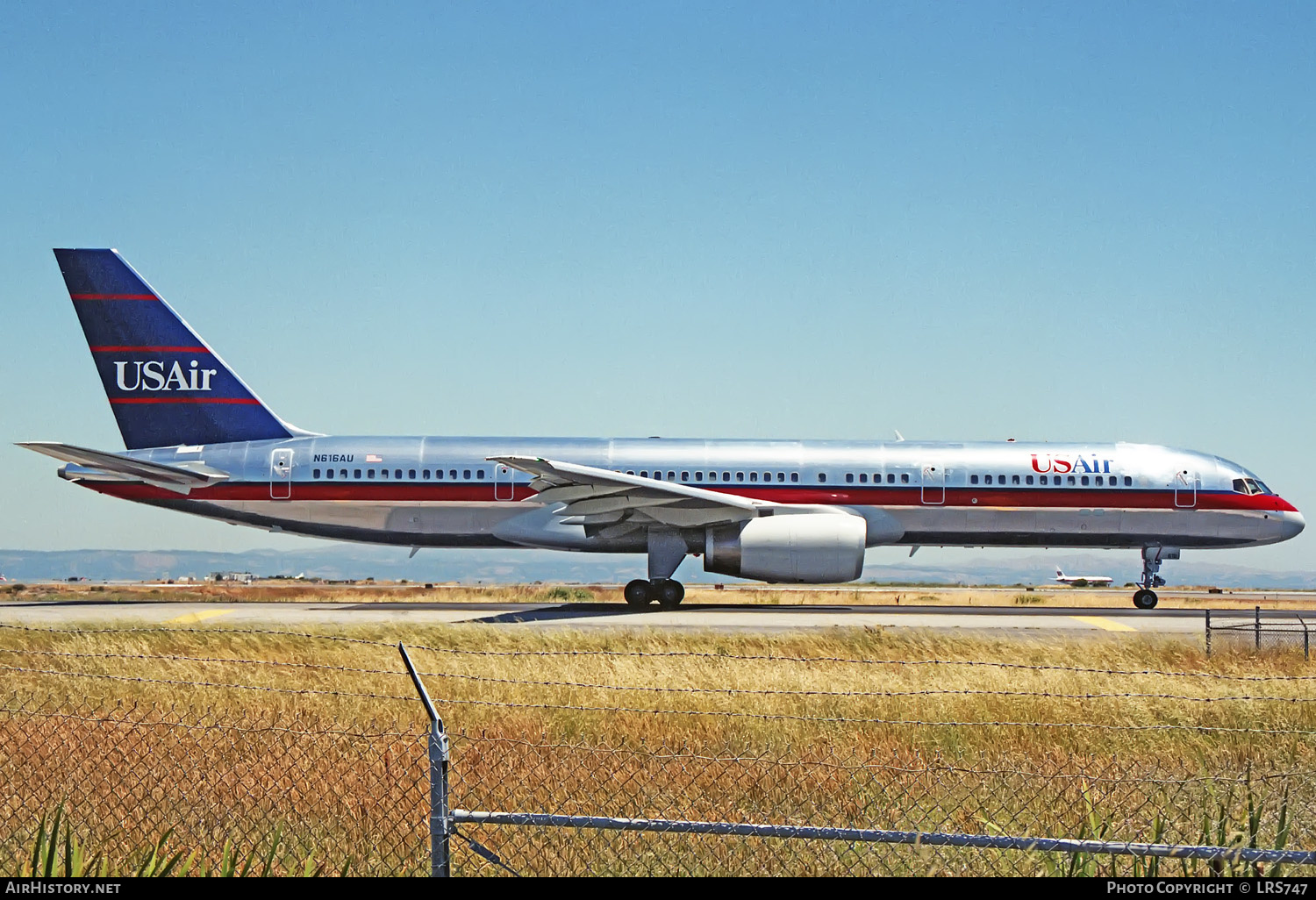 Aircraft Photo of N616AU | Boeing 757-2B7 | USAir | AirHistory.net #348068