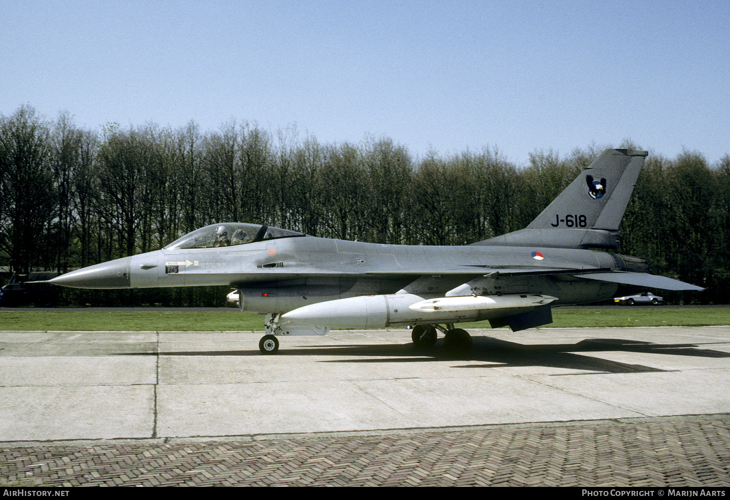 Aircraft Photo of J-618 | General Dynamics F-16A Fighting Falcon | Netherlands - Air Force | AirHistory.net #348105
